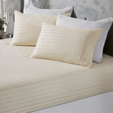 Royal Comfort 1200 Thread Count Damask Cotton Blend 3 Piece Combo Sheet Set - King - Pebble